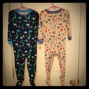 Carters Toddler Zipper PJ's